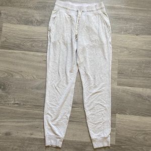 Light gray Lululemon Joggers Sweatpants